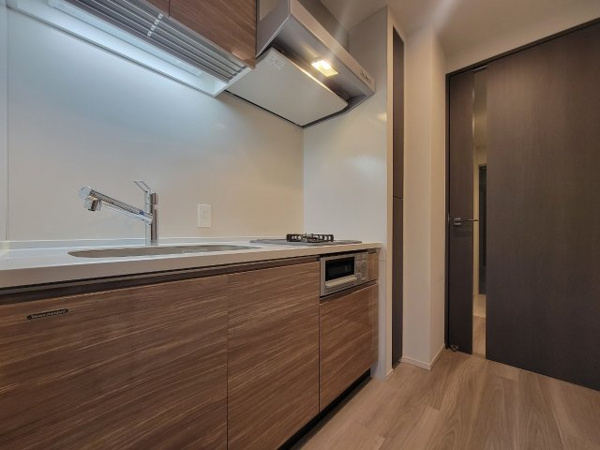 【キッチン】 | 【キッチン】機能性に優れたキッチン！スタイリッシュなビルトインコンロです！（2口ガスコンロ）