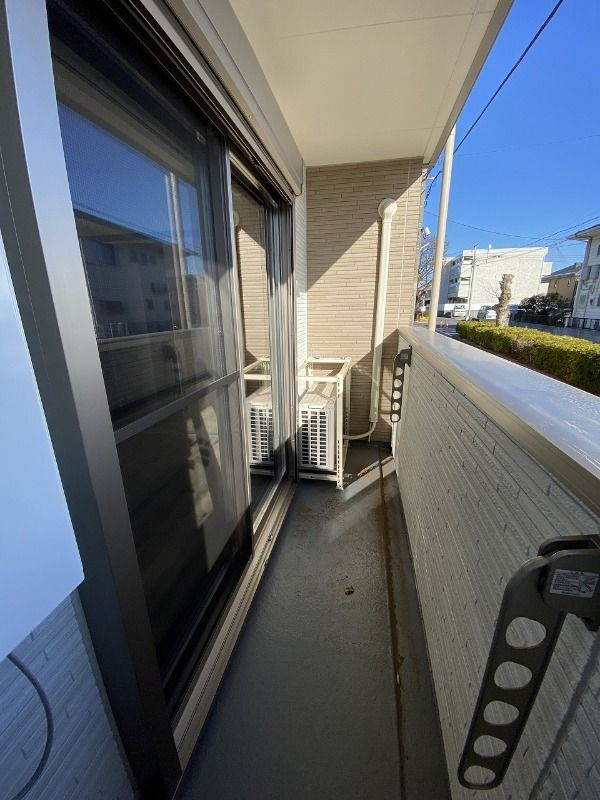ミリアビタ前原のバルコニー