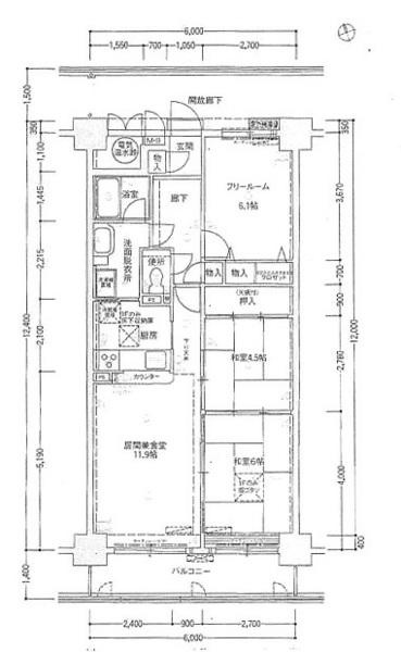 水鉄アーバンコンフォート岩出　の間取り