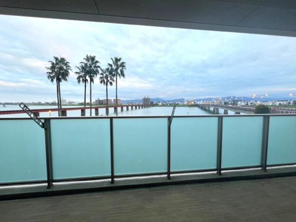 ザ・レジデンス大淀河畔のバルコニー