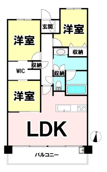 ザ・レジデンス大淀河畔の間取り