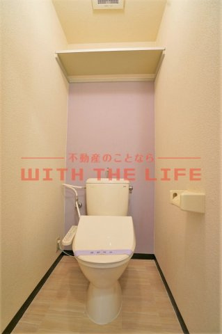 トーカンキャステール通町【キャッシュバック対象物件】のトイレ|シンプルで使いやすいトイレです