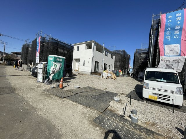 【仲介手数料無料】所沢市城全８棟６号棟　所沢市の新築住宅なら西武ハウジングの前面道路含む現地写真