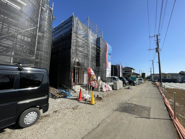【仲介手数料無料】所沢市城全８棟６号棟　所沢市の新築住宅なら西武ハウジングの前面道路含む現地写真