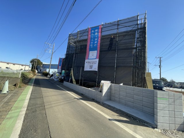 【仲介手数料無料】所沢市城全８棟６号棟　所沢市の新築住宅なら西武ハウジングの前面道路含む現地写真