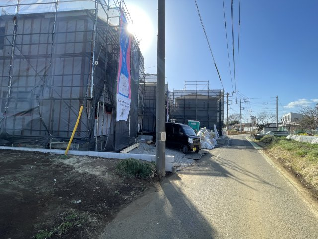 【仲介手数料無料】所沢市城全８棟６号棟　所沢市の新築住宅なら西武ハウジングの前面道路含む現地写真