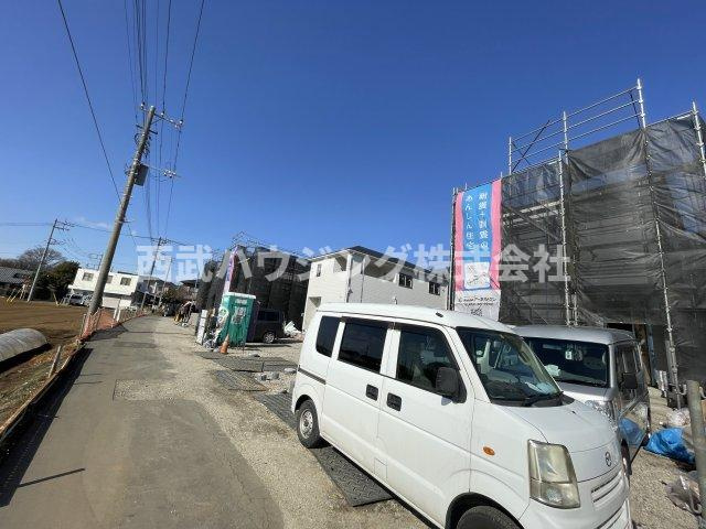 【仲介手数料無料】所沢市城全８棟７号棟　所沢市の新築住宅なら西武ハウジングの前面道路含む現地写真