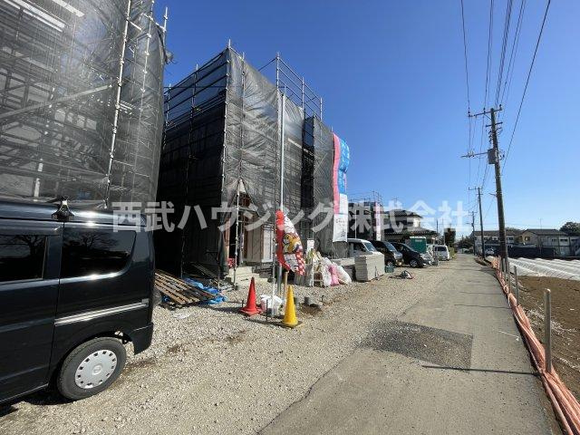 【仲介手数料無料】所沢市城全８棟７号棟　所沢市の新築住宅なら西武ハウジングの前面道路含む現地写真