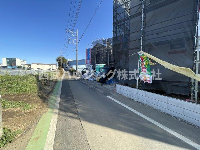 【仲介手数料無料】所沢市城全８棟７号棟　所沢市の新築住宅なら西武ハウジングの前面道路含む現地写真