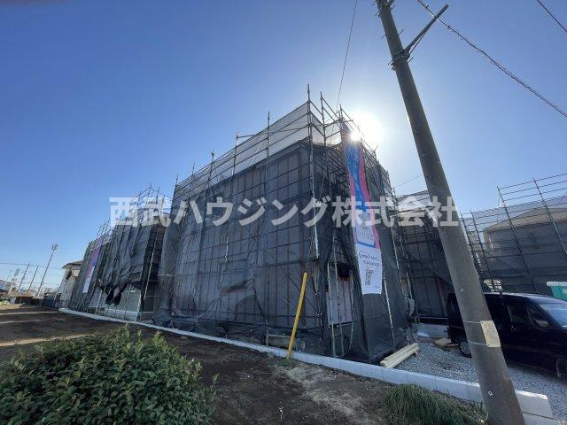 【仲介手数料無料】所沢市城全８棟７号棟　所沢市の新築住宅なら西武ハウジングの前面道路含む現地写真
