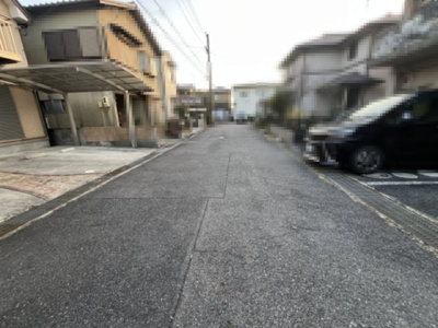 【前面道路含む現地写真】 | 大津市唐崎1丁目22-4　中古戸建