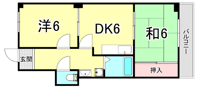 クレセント垂水の間取り