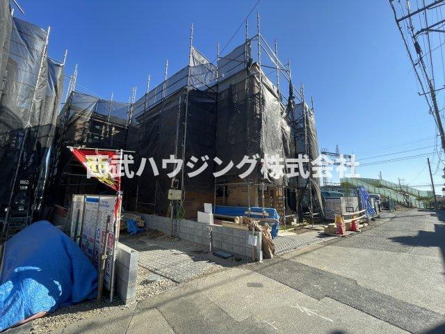 【仲介手数料無料】所沢市上新井３期１号棟　所沢市の新築住宅なら西武ハウジングの前面道路含む現地写真