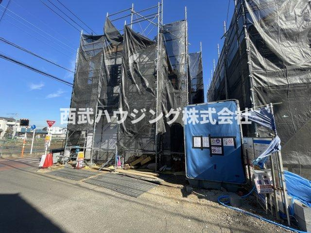 【仲介手数料無料】所沢市上新井３期１号棟　所沢市の新築住宅なら西武ハウジングの前面道路含む現地写真