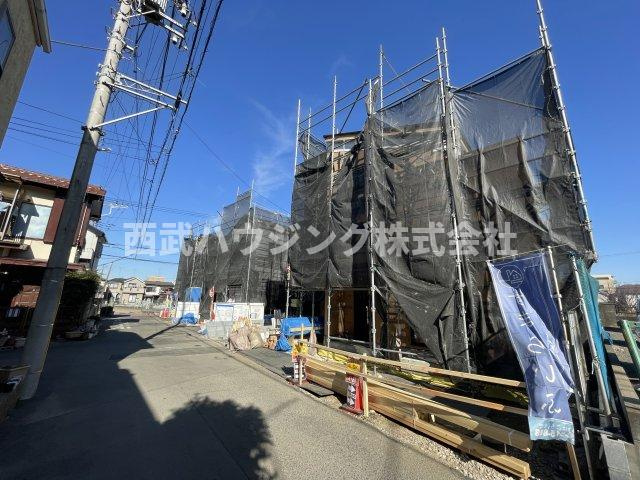 【仲介手数料無料】所沢市上新井３期３号棟　所沢市の新築住宅なら西武ハウジングの前面道路含む現地写真