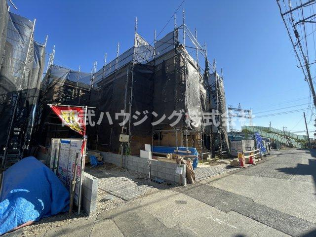 【仲介手数料無料】所沢市上新井３期３号棟　所沢市の新築住宅なら西武ハウジングの前面道路含む現地写真