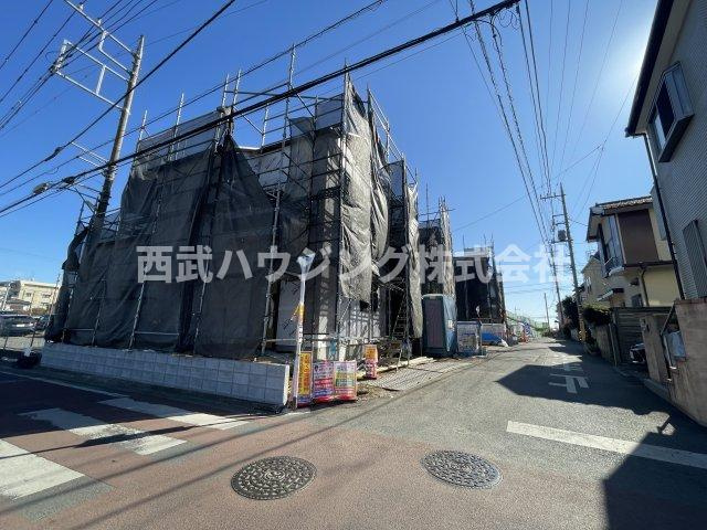 【仲介手数料無料】所沢市上新井３期３号棟　所沢市の新築住宅なら西武ハウジングの前面道路含む現地写真