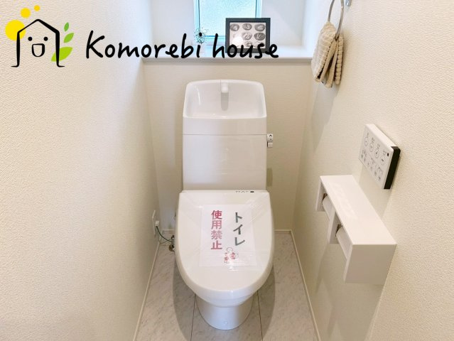 北本西高尾7丁目　24‐1期　新築一戸建て　リナージュ　02のトイレ|コンパクトで使いやすいトイレです