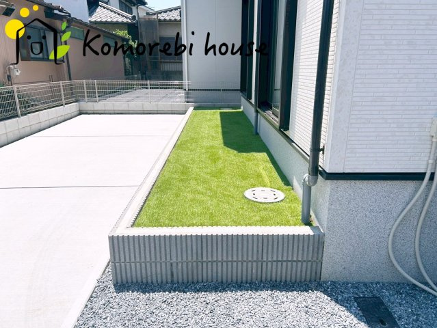 北本西高尾7丁目　24‐1期　新築一戸建て　リナージュ　02の庭|簡単な家庭菜園も楽しめるお庭です