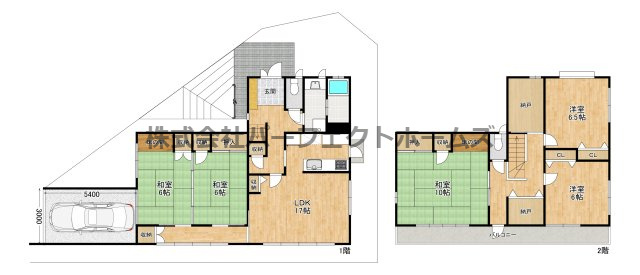 東香里南町戸建　賃貸の間取り