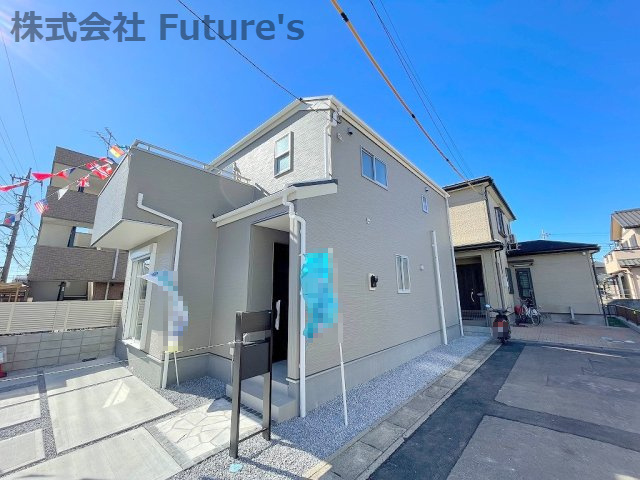 三郷市彦成1丁目　新築戸建　全6棟　6号棟の外観|閑静な住宅街に佇む全6棟の新築分譲住宅