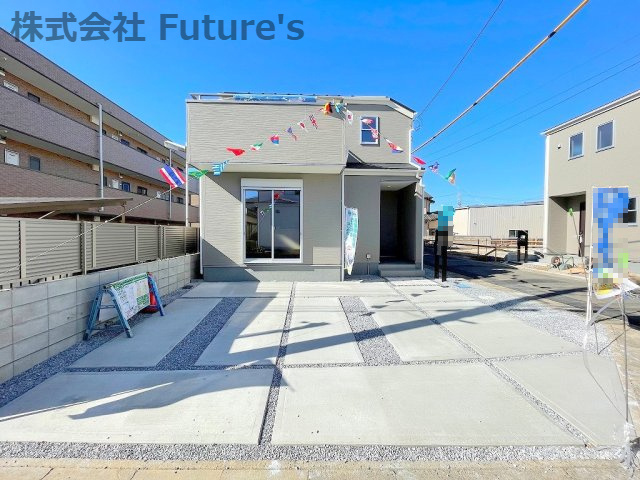 三郷市彦成1丁目　新築戸建　全6棟　6号棟の駐車場|カースペース並列2台付き