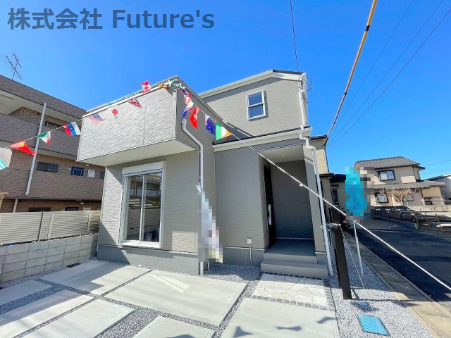 三郷市彦成1丁目　新築戸建　全6棟　6号棟の外観|閑静な住宅街に佇む全6棟の新築分譲住宅