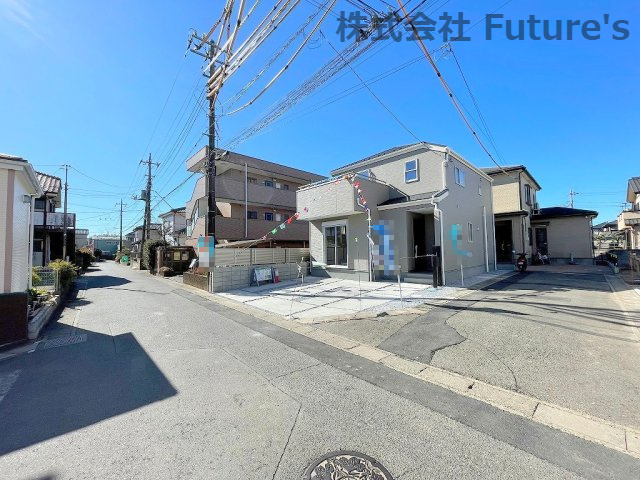 三郷市彦成1丁目　新築戸建　全6棟　6号棟の前面道路含む現地写真|前面道路含む現地写真です