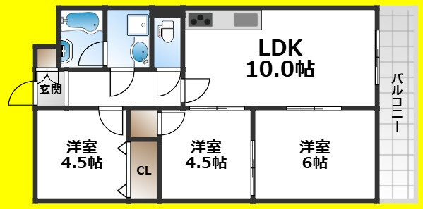 【間取り】 | ヴィラみどり