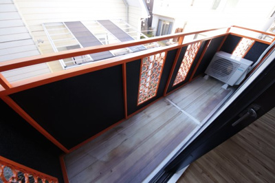 【バルコニー】 | ラ・メール鴻巣 | ※同タイプの別の部屋の写真です。（写真は2階のお部屋です）