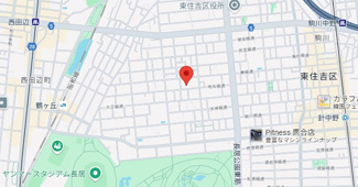 【地図】 | 【ペット共生・ZEHマンション】ザパークレジデンス東住吉・旭化成ヘーベルメゾン