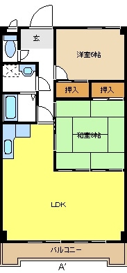 オークス向が丘の間取り