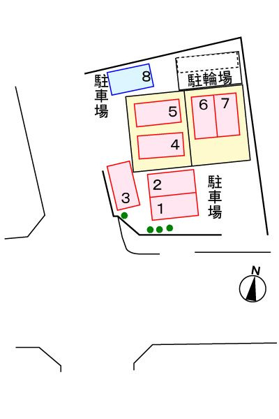 プレジール　　刈谷市近郊の賃貸ならクラスホーム刈谷店の駐車場