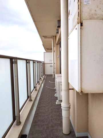 ザ・宝塚タワーのバルコニー