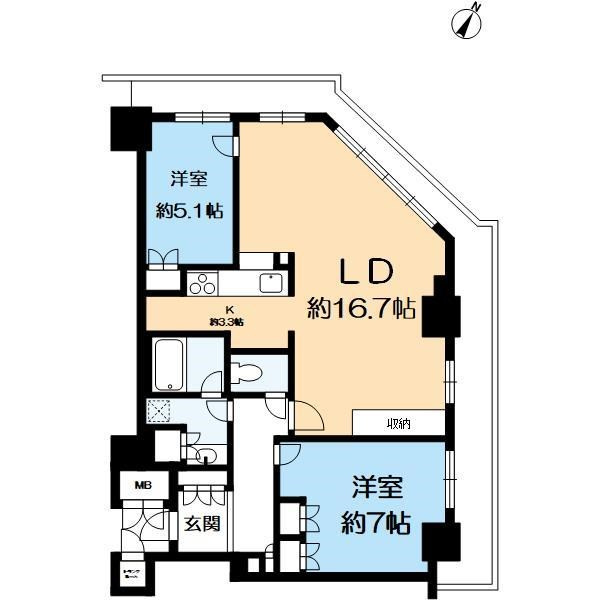 ザ・宝塚タワーの間取り