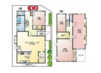 【間取り】 | 菅野６丁目戸建Ⅱ
