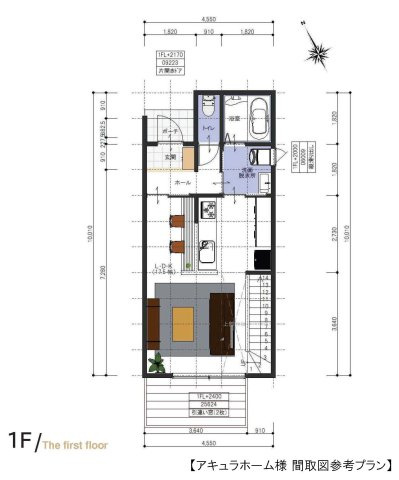 津市南新町 売土地の参考プラン|1階