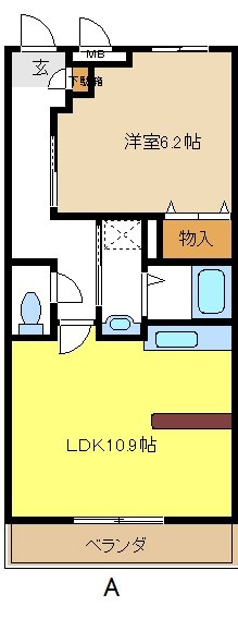 グランシエルの間取り