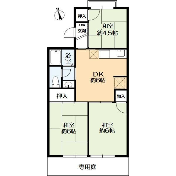 ハートランド逆瀬川の間取り