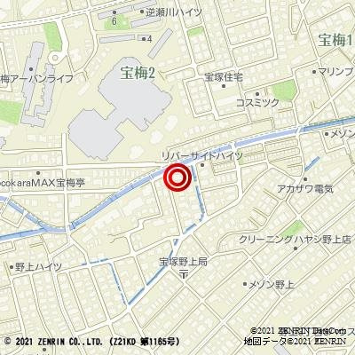 ハートランド逆瀬川の地図