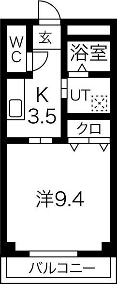 アーバンコート志貴崎　　刈谷市近郊の賃貸ならクラスホーム刈谷店の間取り
