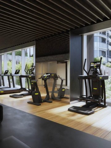 港区麻布台１丁目の賃貸マンションのその他|フィットネス