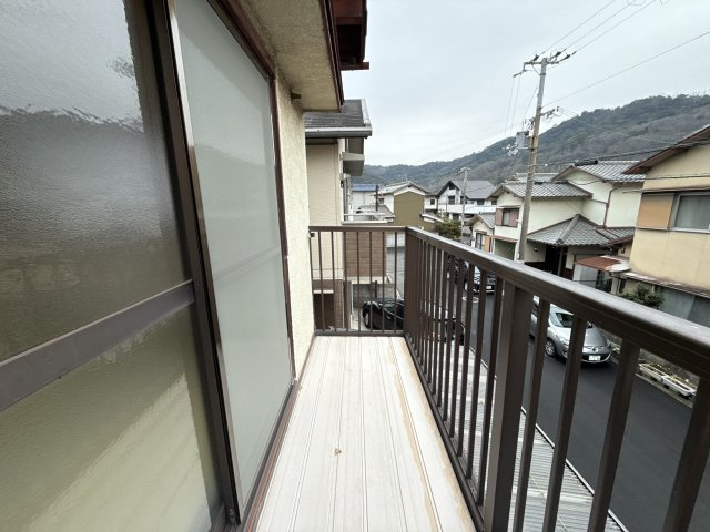 勝原区丁戸建のバルコニー