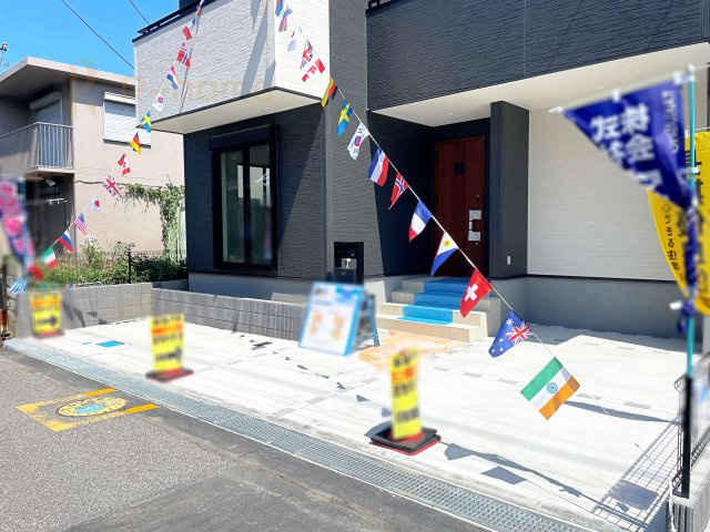 我孫子市東我孫子駅3期　新築戸建て　1号棟の駐車場|カースペースは2台お停めいただけます♪