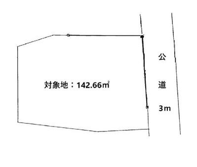 茅ヶ崎市東海岸北5丁目　売地　の土地図|土地図です