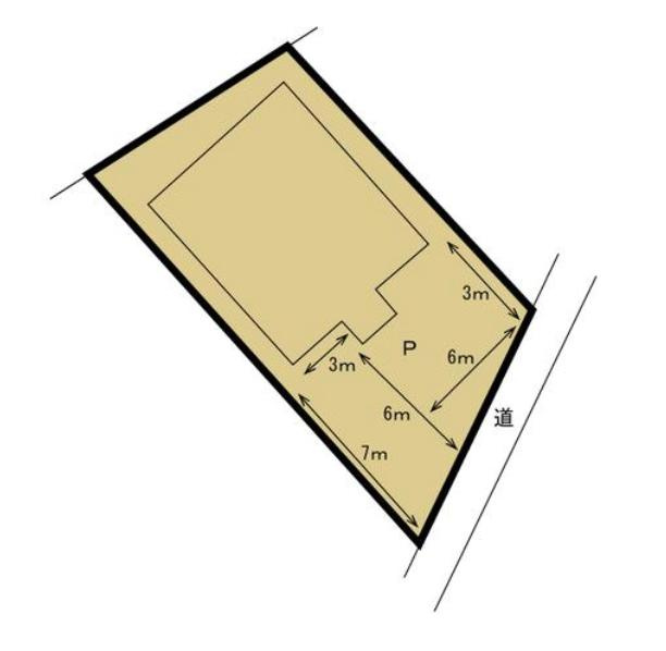 日立市諏訪町1丁目　中古戸建の区画図