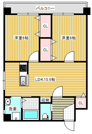 クラシック牡丹山の間取り