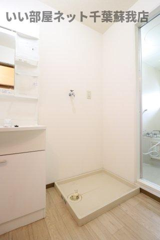 プロムナードの洗面所|洗濯機置場