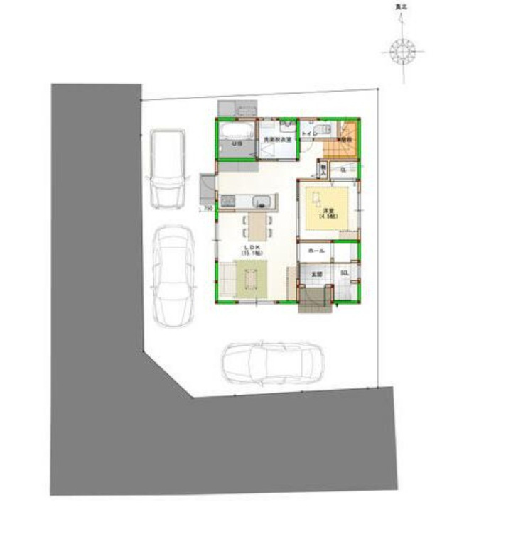 デザイナーズハウス今在家建売①の外観