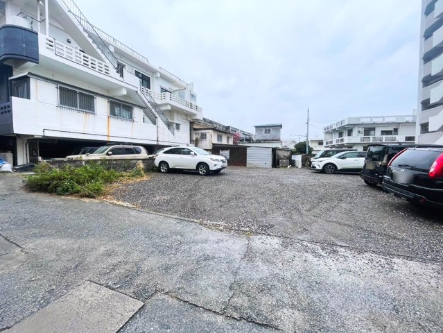 北谷町砂辺　売土地の前面道路含む現地写真|2025/2/15 現地写真